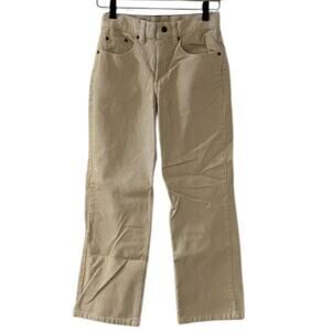 Talbot's Kids Girls Cream Colored Corduroy Pants Size 10